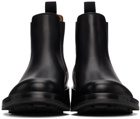 Valentino Garavani Black Roman Stud Chelsea Boots