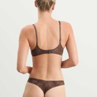 Fruity Booty Women's Leopard Thong in Brown