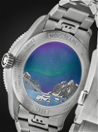 Montblanc - 1858 Geosphere 0 Oxygen South Pole Exploration Limited Edition Automatic 44mm Interchangeable Titanium, Ceramic and Canvas Watch, Ref. No. 7612582367544