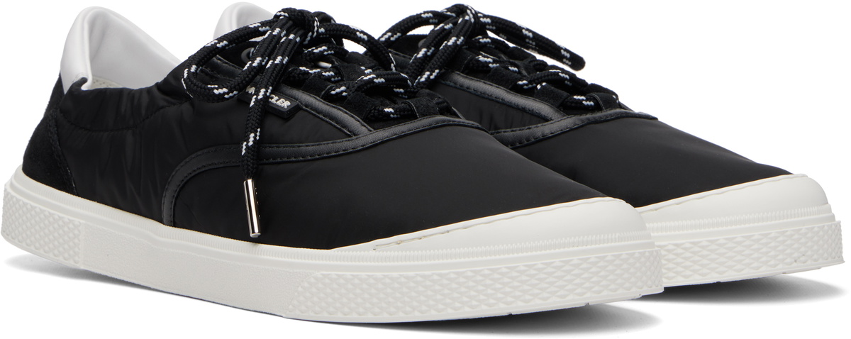 Moncler Black Vera Leisure Nylon Sneakers