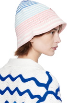 Casablanca Multicolor Gradient Crochet Bucket Hat