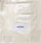 Saman Amel - Slim-Fit Cotton Suit Jacket - Neutrals