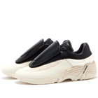 Raf Simons Men's Antei Oversized Sneakers in Black/White/Cream