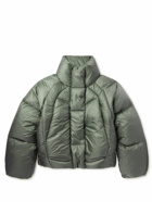 Entire Studios - UVR Cropped Quilted Shell Down Jacket - Green