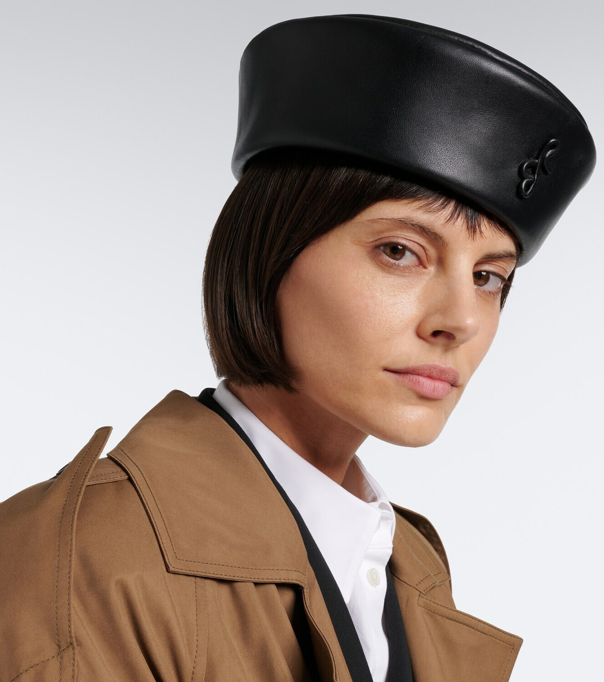 Ruslan Baginskiy Logo leather hat