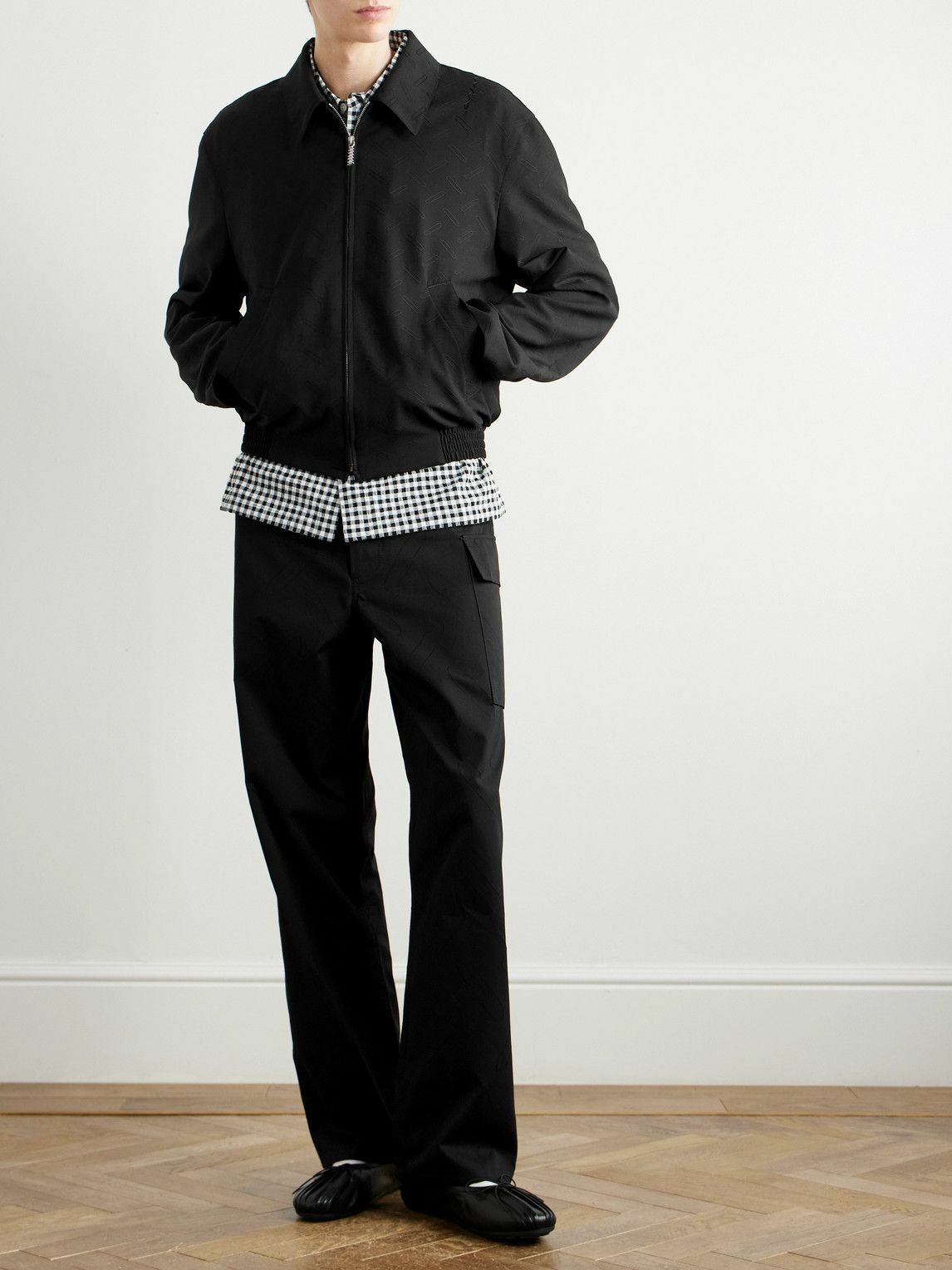 Marni - Confetti Embroidered Wool Blouson Jacket - Black