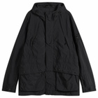 Stone Island Men's Ghost Nylon Smerigliato Parka Jacket in Black