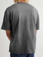 Visvim - Amplus Distressed Cotton-Jersey T-Shirt - Gray