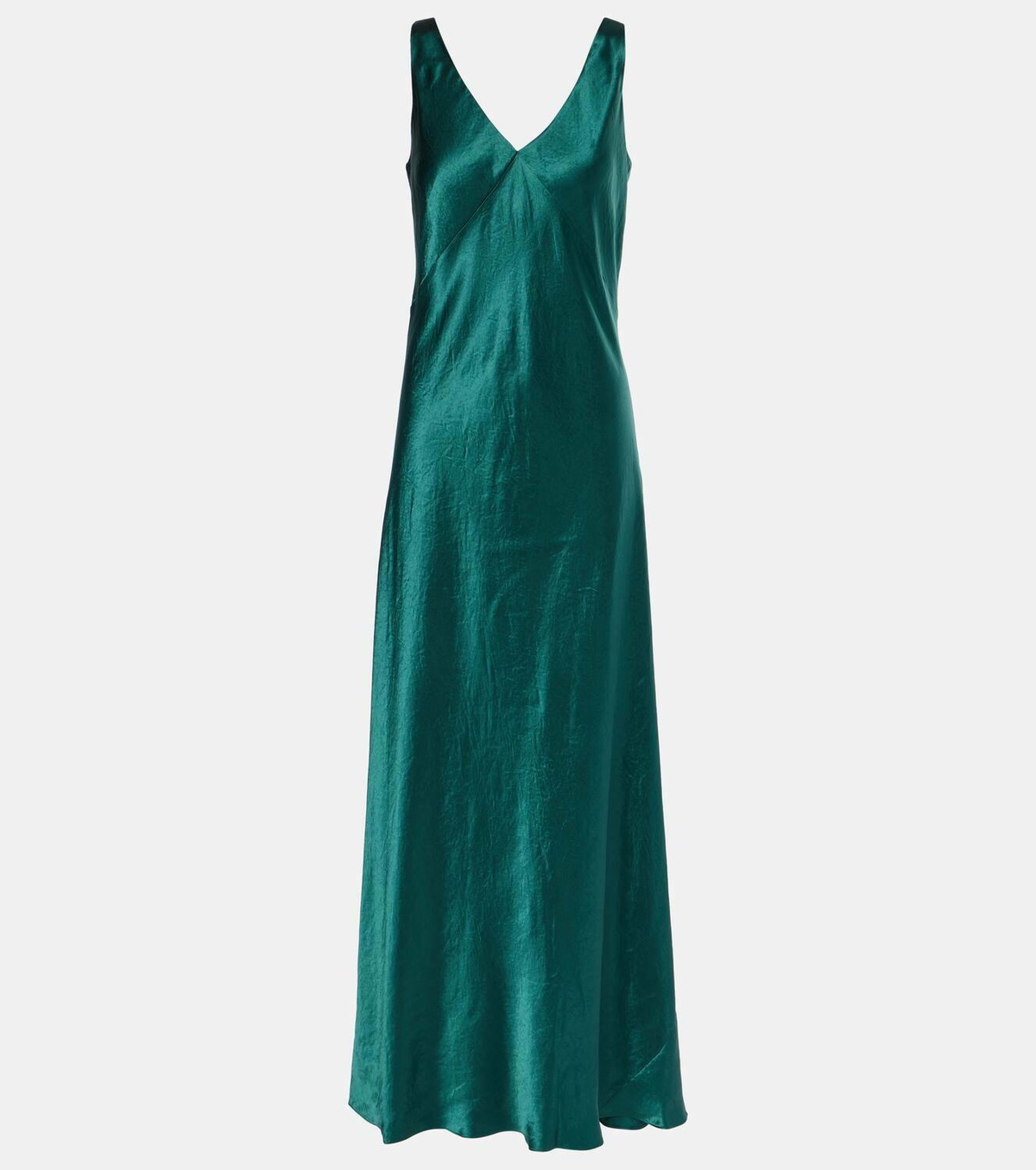 fitted lace wedding dress Vince Women's Chiffon-Layered Satin Slip Dress main image 1