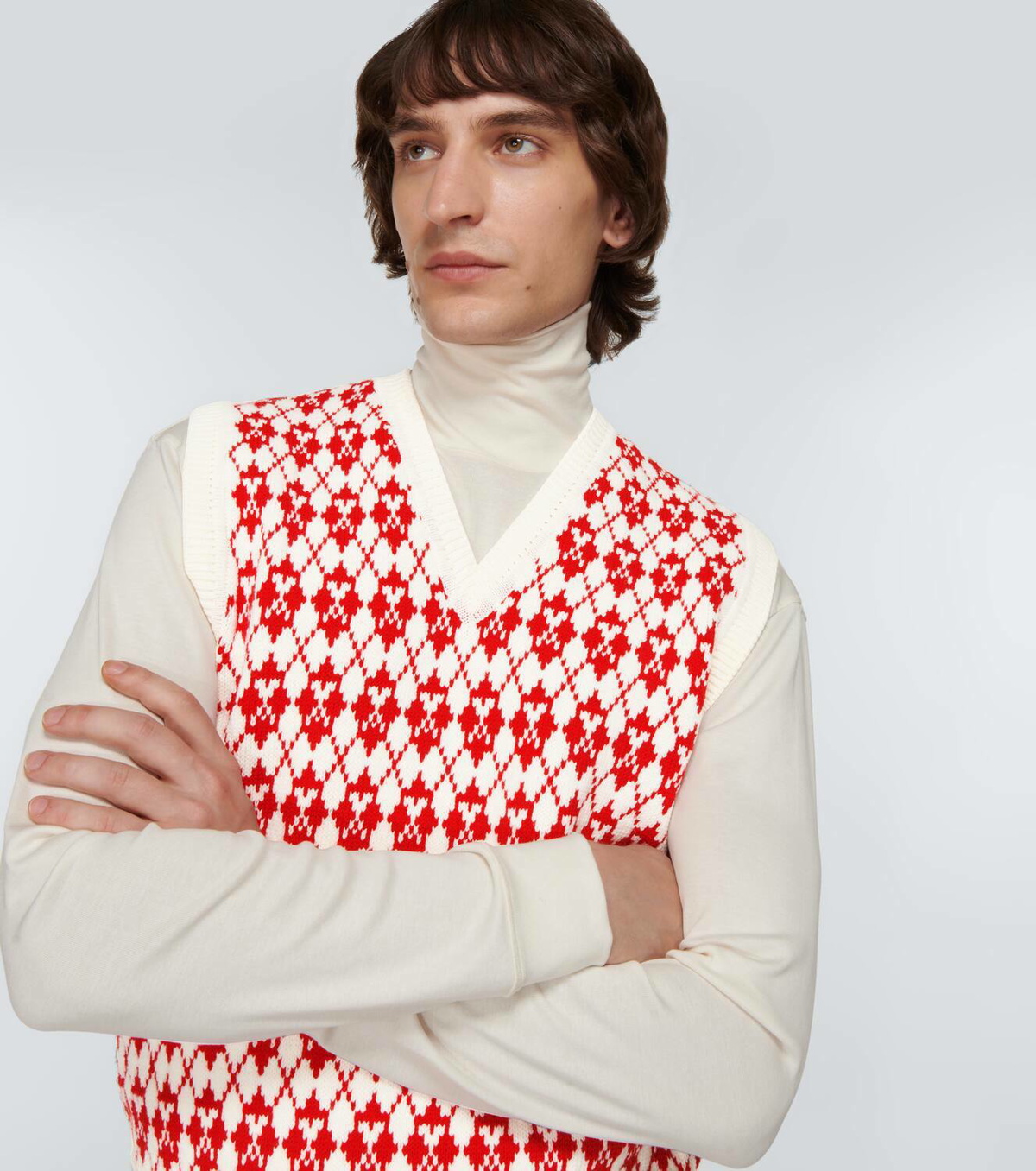 Ami Paris Ami de Coeur wool-blend sweater vest