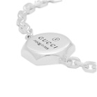 Gucci Women's Trademark Charm Bracelet in Silver