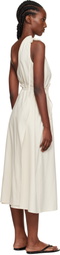 Baserange Off-White View Midi Dress