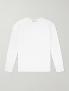 Studio Nicholson - Cotton-Jersey Henley T-Shirt - White