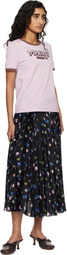 Marni Pink Flock Print Jersey T-shirt