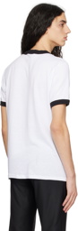 Anna Sui SSENSE Exclusive White Mushroom Foil T-Shirt