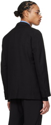 Comme des Garçons Homme Deux Black Notched Lapel Blazer