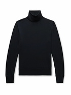 TOM FORD - Merino Wool Rollneck Sweater - Blue