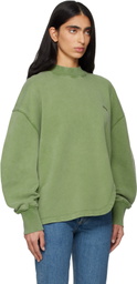 The Attico Green American Fleece Sweatshirt