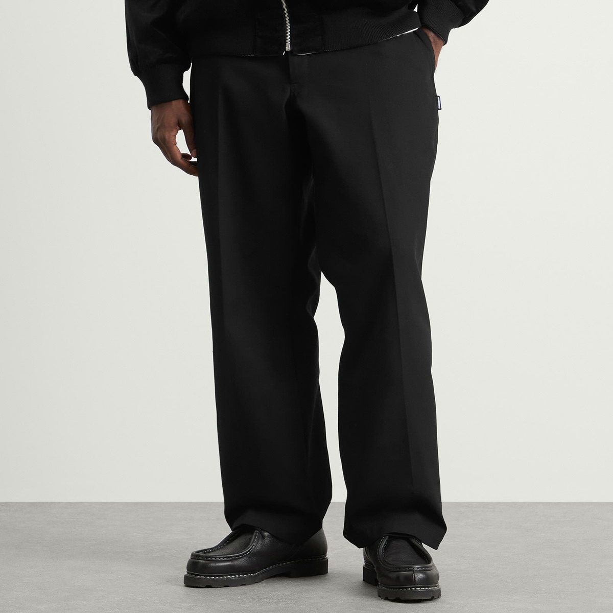 Neighborhood Men's Wide Work Pants in Black Neighborhood