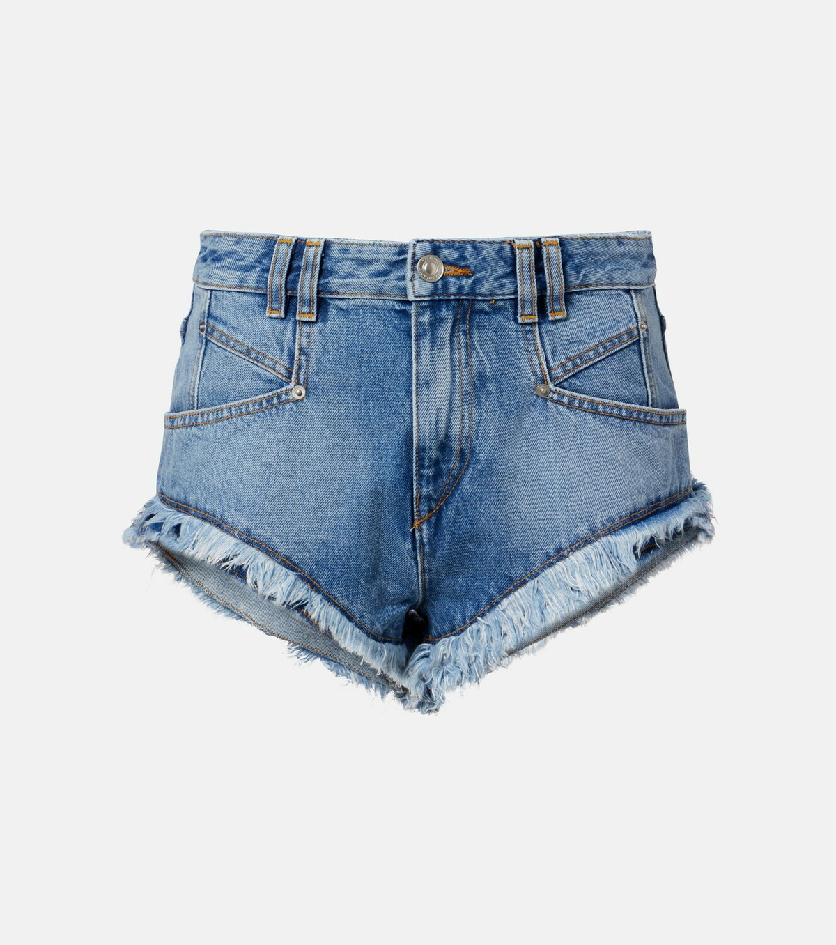 Isabel Marant Eneidala high-rise denim shorts