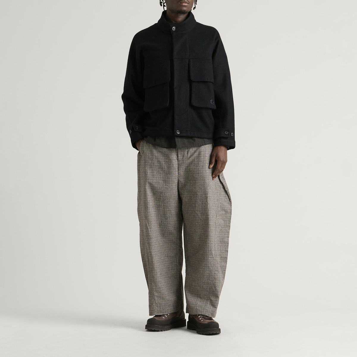 Gander Men's Wool Peveril Jacket in Black