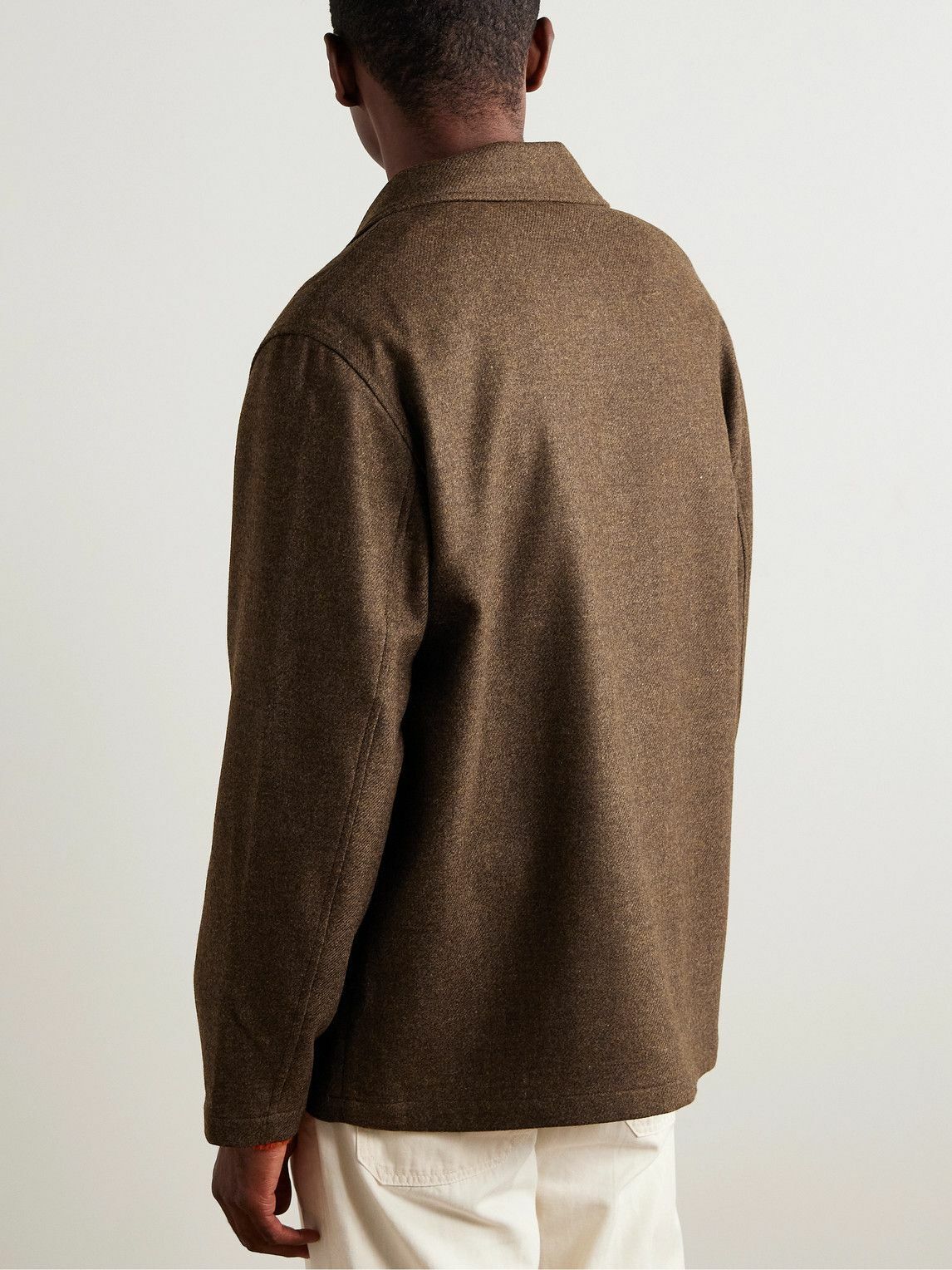 De Bonne Facture - Traveler Wool Jacket - Brown De Bonne Facture