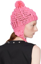 Anna Sui Pink Butterfly Beanie