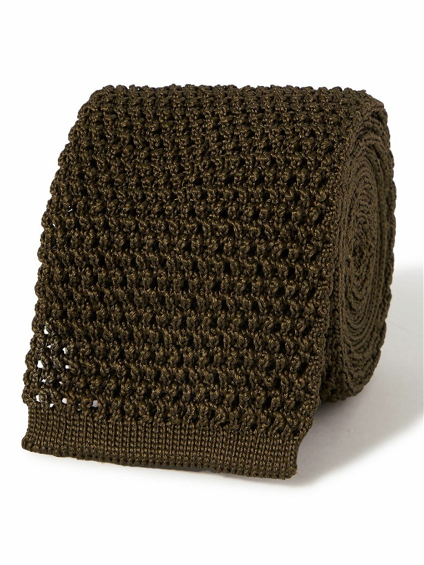 Photo: TOM FORD - 7cm Knitted Silk Tie