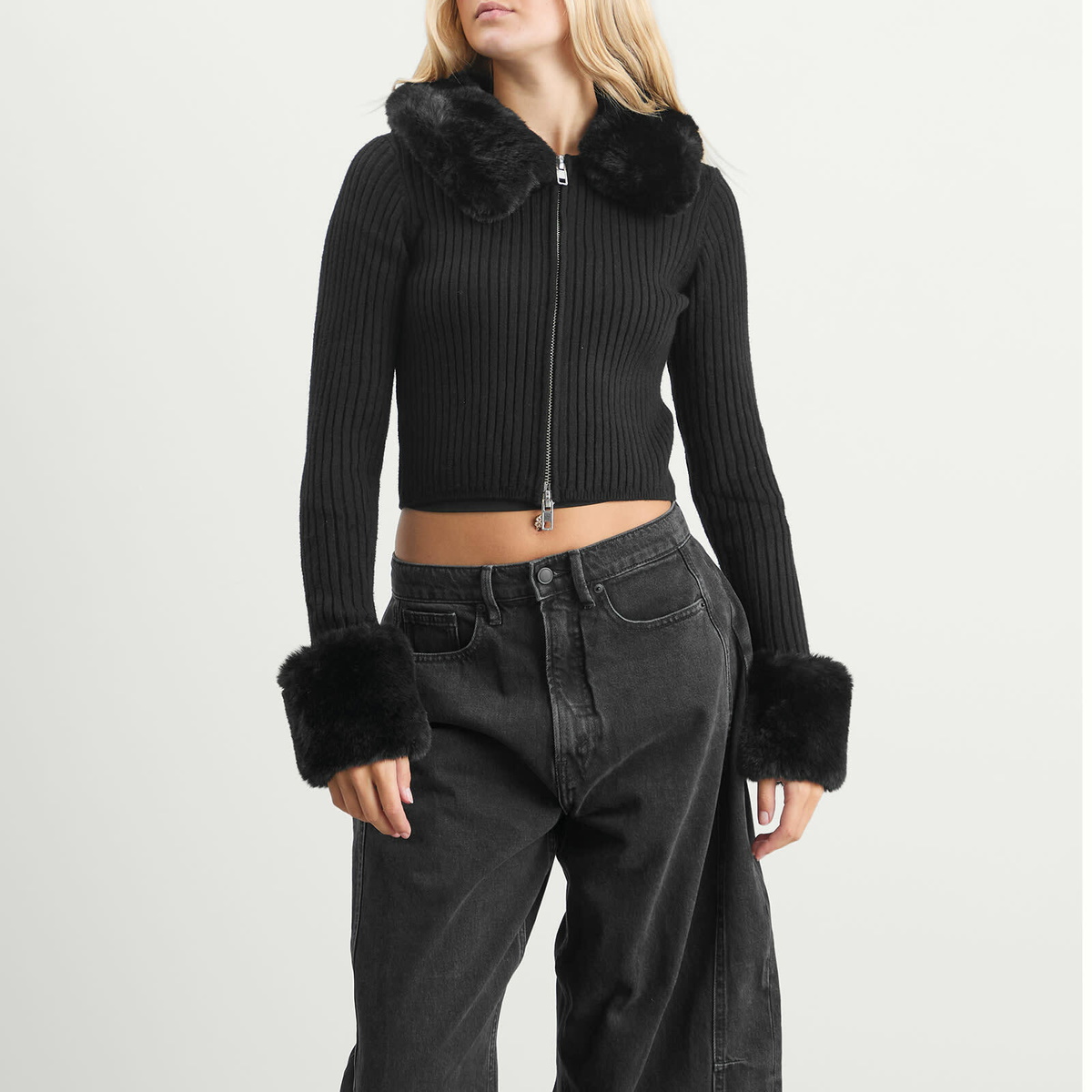 House Of Sunny Women's Peggy Cardigan in Sable