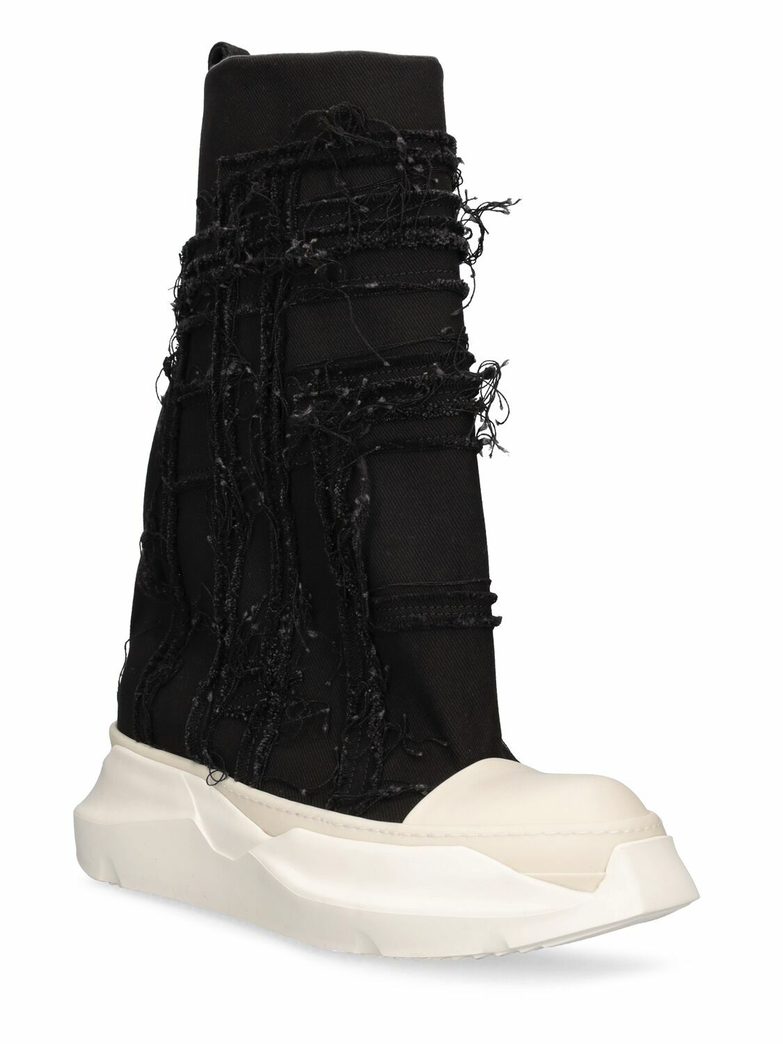 DRKSHDW Rick Owens リックオウエンス Slashed Fogachine RICK OWENS DRKSHDW - Slashed Fogachine High Top Sneakers