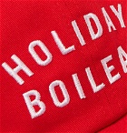 Holiday Boileau - Logo-Embroidered Cotton-Twill Baseball Cap - Red