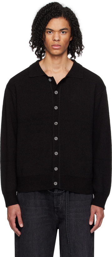 Photo: Dunst Black Spread Collar Cardigan