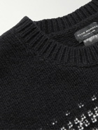 Club Monaco - Fair Isle Wool-Blend Sweater - Black