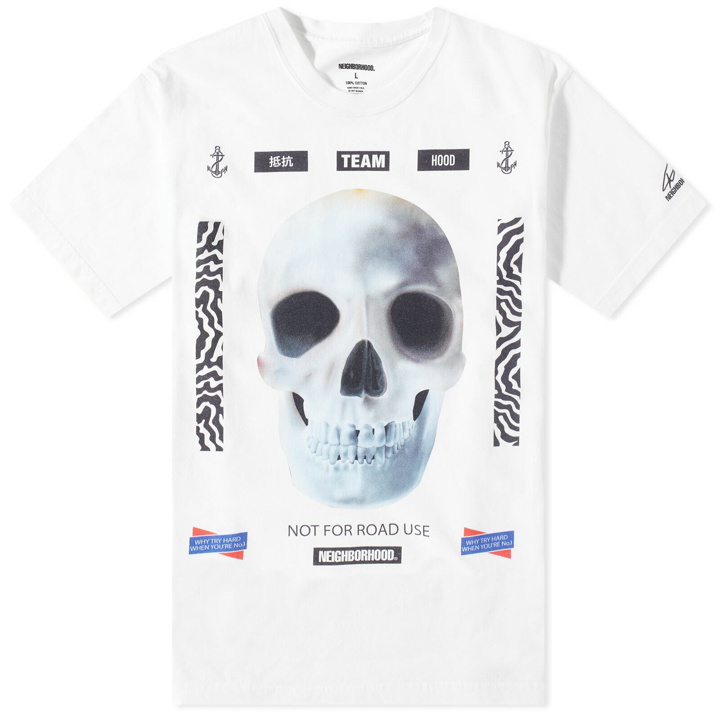 Photo: Neighborhood x Death Spray Custom 1 T-Shirt in White