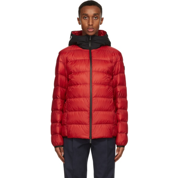 Photo: Moncler Red and Black Down Provins Jacket