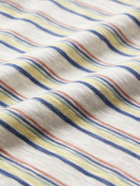 Folk - Striped Organic Cotton-Jersey T-Shirt - Neutrals