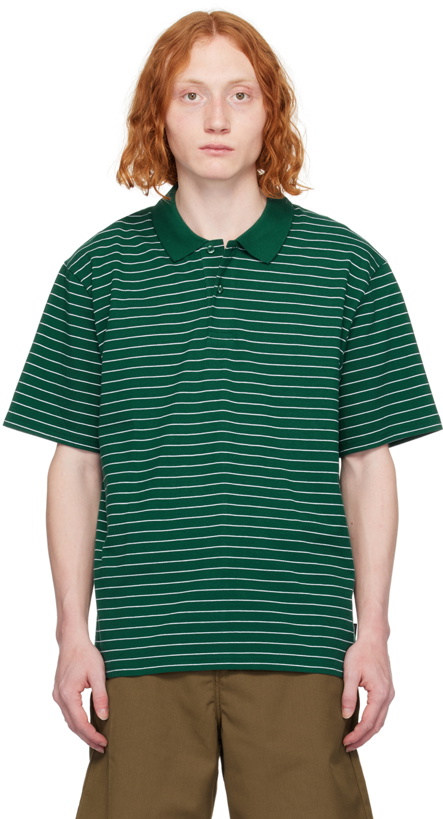 Photo: Carhartt Work In Progress Green Cason Polo