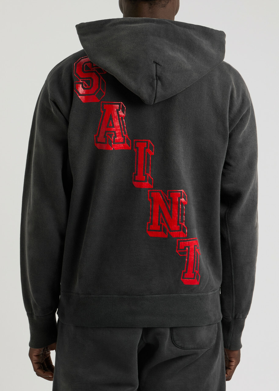 Saint Mxxxxxx Angel of Death Printed Hooded Cotton