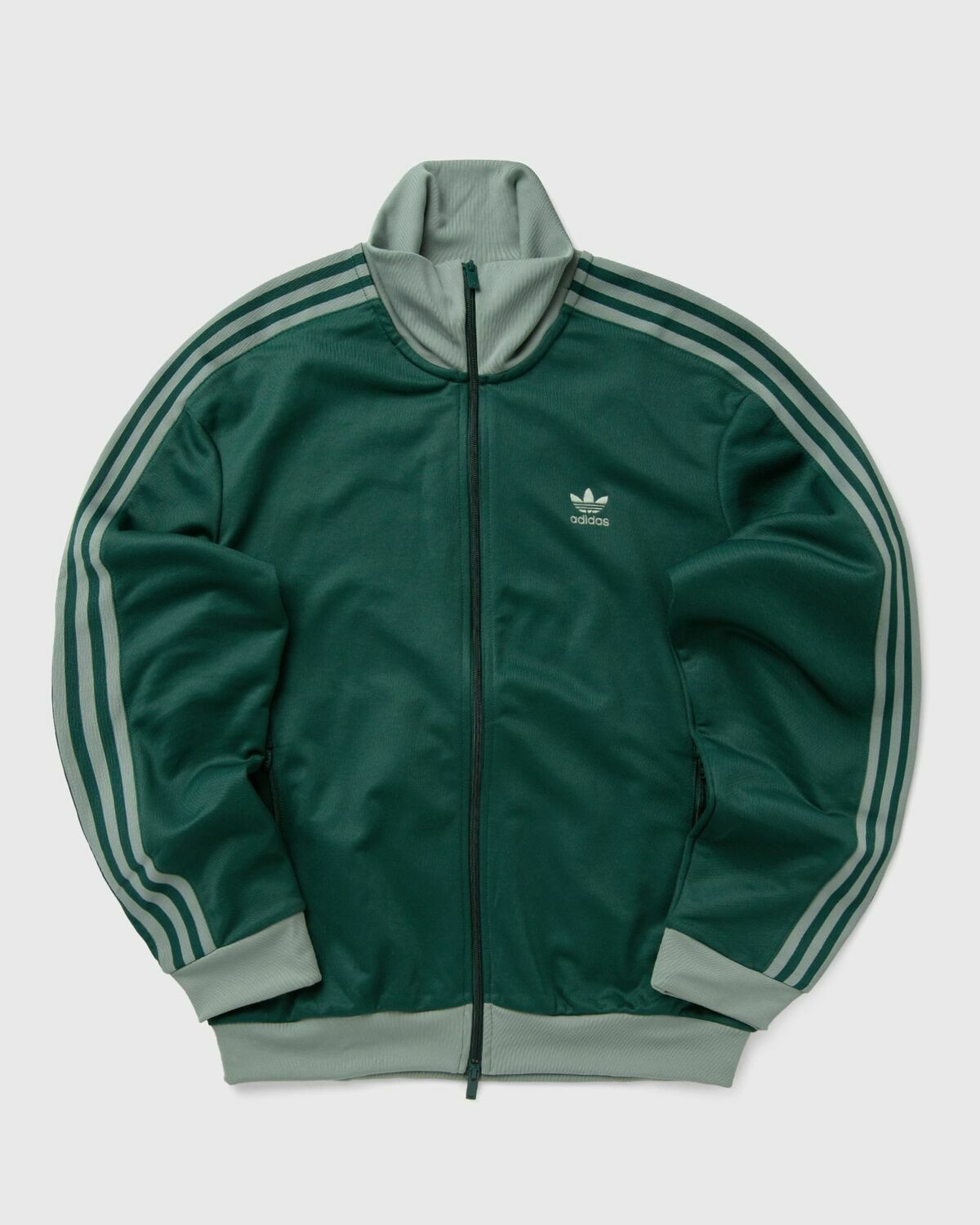 adidas track top base green