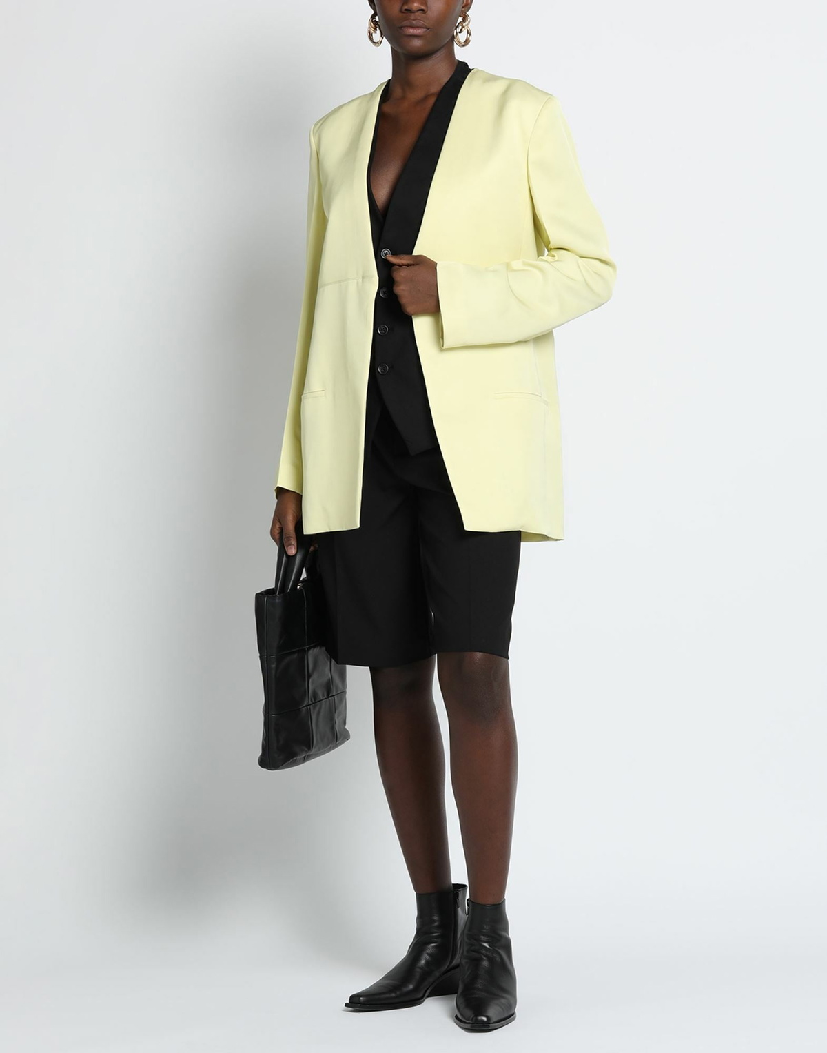 Jil Sander Womens Blazer Pastel in Yellow