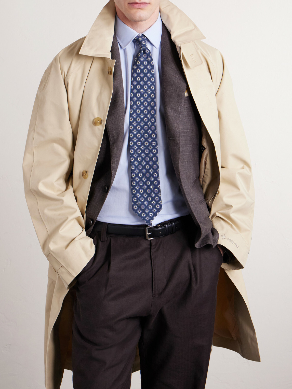 Thom Sweeney - 8cm Printed Silk Tie
