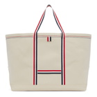 Thom Browne Off-White Medium Tool Tote