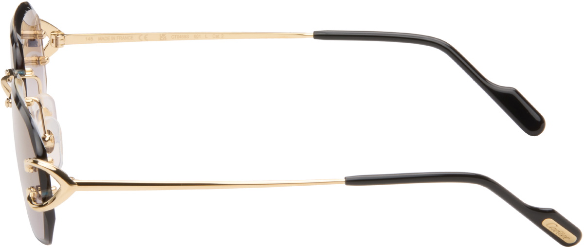 Cartier Gold Classic C Motif Sunglasses