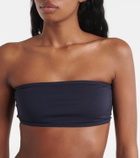 Bottega Veneta Gathered bandeau bikini