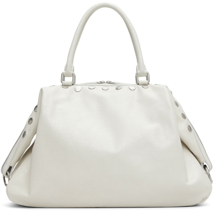 Photo: MARGESHERWOOD Off-White Dumpling Stud Bag