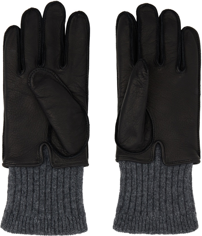Photo: Undercover Black Deerskin Gloves