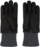 Undercover Black Deerskin Gloves