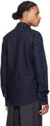 Bally Blue Adrien Brody Edition Button-Down Denim Shirt