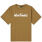 Wild Things Men's Logo T-Shirt in Khaki