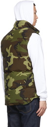 Canada Goose Green Down Camouflage Garson Vest